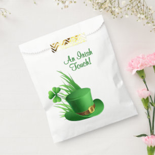 An Irish Touch Leprechaun Clove Hat in Grass Favor Bag