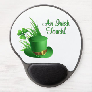 An Irish Touch Leprechaun Clove Hat in Grass Gel Mouse Pad