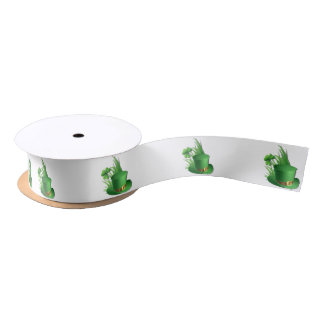 An Irish Touch Leprechaun Clove Hat in Grass Satin Ribbon