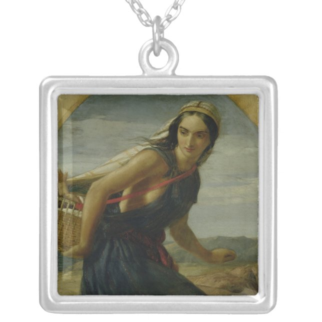 An Israeli Mother, 1857/1860 Silver Plated Necklace (Front)