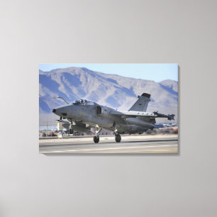 An Italian Air Force AMX fighter Canvas Print