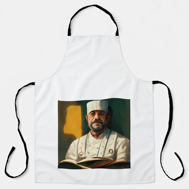 An Italian Chef Apron - AI Generated (Front)