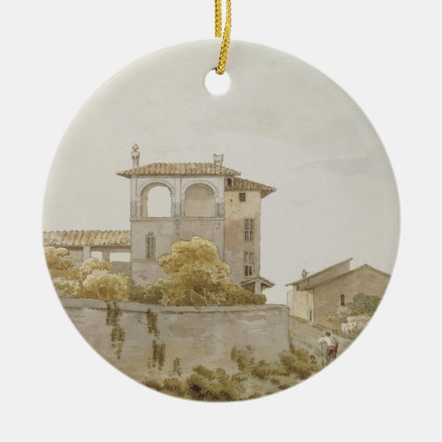 An Italian Villa Ceramic Ornament (Front)