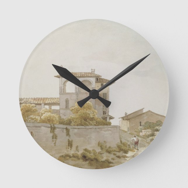 An Italian Villa Round Clock (Front)