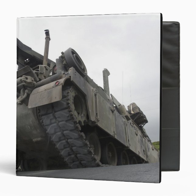 An M88A2 Hercules Recovery Vehicle Binder (Front/Inside)