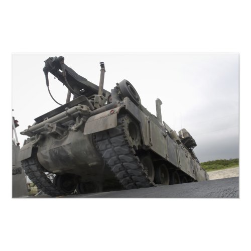 An M88A2 Hercules Recovery Vehicle Photo Print