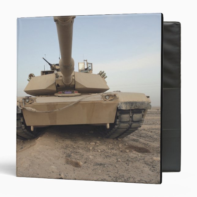 An M-1A1 Main Battle Tank 3 Ring Binder (Front/Inside)