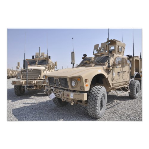 An M_ATV Mine Resistant Ambush Protected vehicl 2 Photo Print