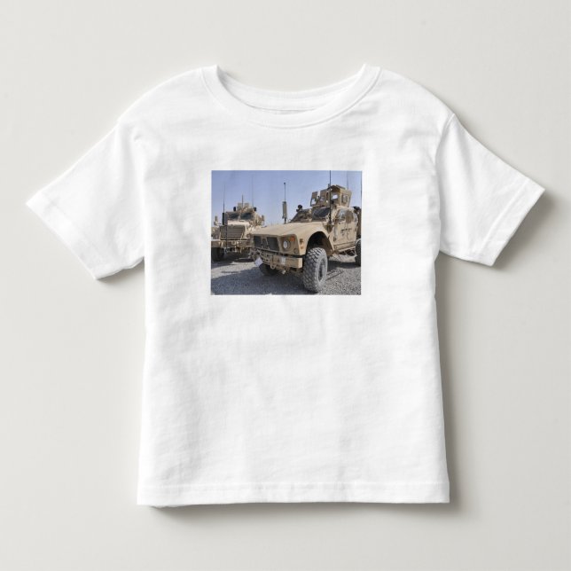 An M-ATV Mine Resistant Ambush Protected vehicl 2 Toddler T-shirt (Front)