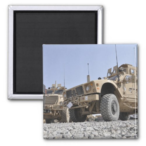 An M_ATV Mine Resistant Ambush Protected vehicl Magnet