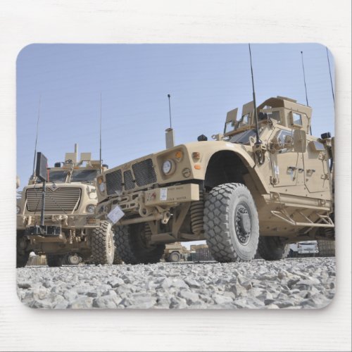 An M_ATV Mine Resistant Ambush Protected vehicl Mouse Pad