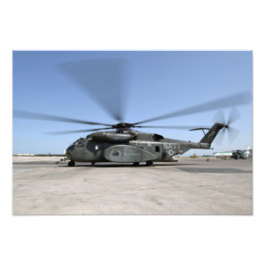 An MH-53E Sea Dragon helicopter Photo Print