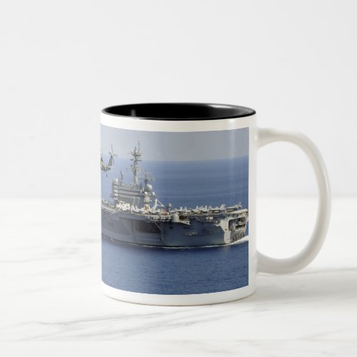 An MH_60S Seahawk helicopter Two_Tone Coffee Mug