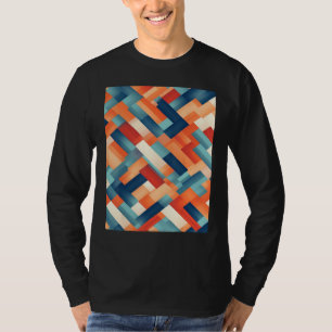 An minimalistic optical abstract oil painting T-Shirt