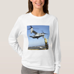 An MV-22 Osprey launches from the USS Nassau T-Shirt