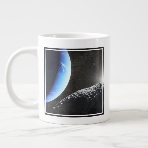 An Neptunes Tiny Moon Hippocamp Giant Coffee Mug