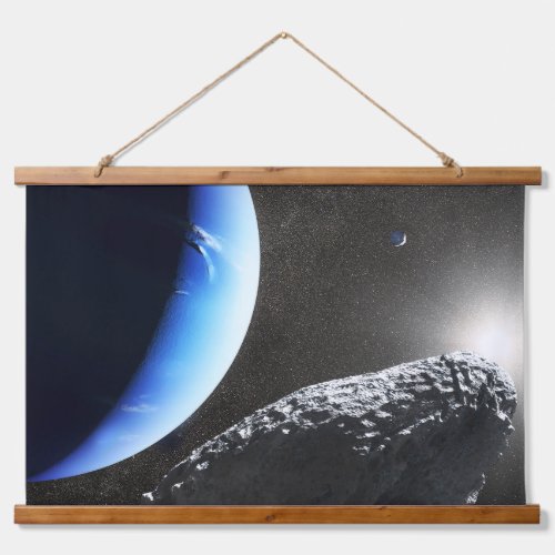 An Neptunes Tiny Moon Hippocamp Hanging Tapestry