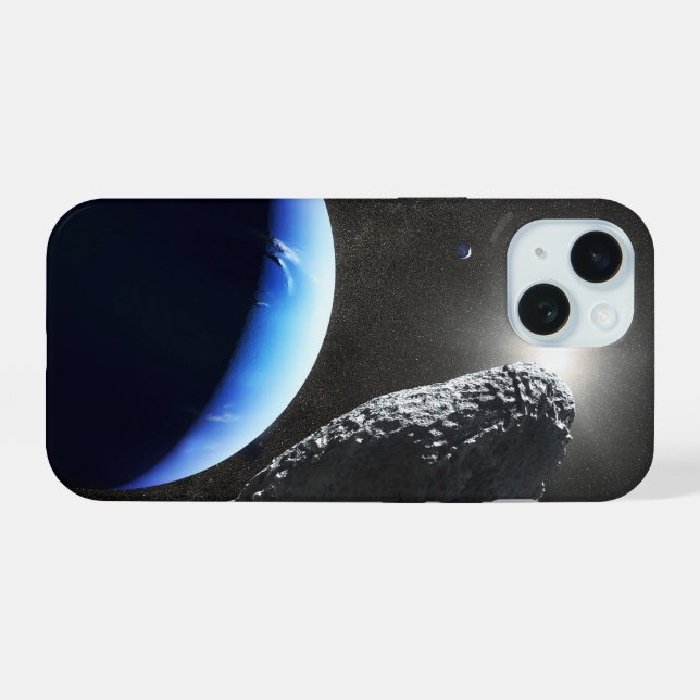 An Neptune's Tiny Moon Hippocamp. Iphone Case (Back Horizontal)