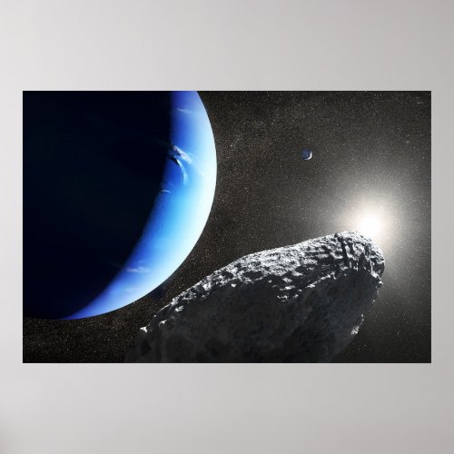 An Neptunes Tiny Moon Hippocamp Poster