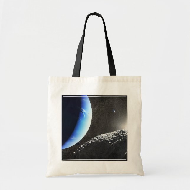 An Neptune's Tiny Moon Hippocamp. Tote Bag (Front)