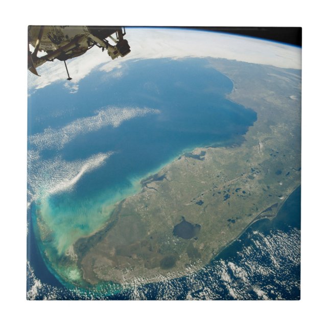 An Oblique Florida, On The Southeastern Coast Ceramic Tile (Front)