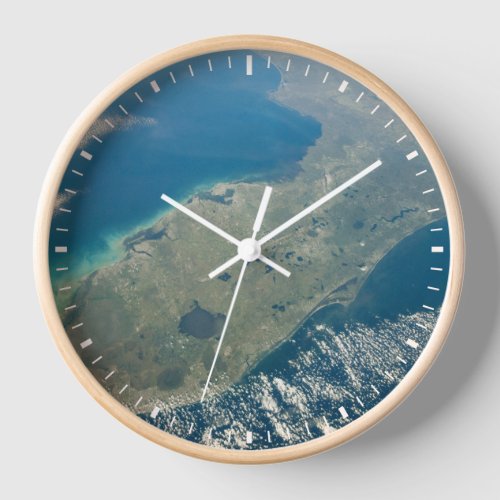 An Oblique Florida On The Southeastern Coast Clock