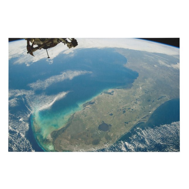 An Oblique Florida, On The Southeastern Coast Faux Canvas Print (Front)