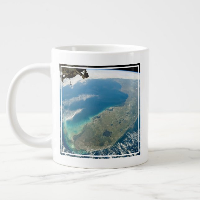 An Oblique Florida, On The Southeastern Coast Giant Coffee Mug (Left)