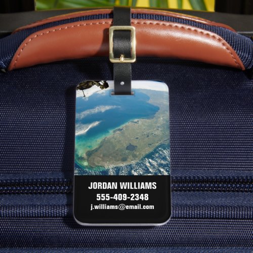 An Oblique Florida On The Southeastern Coast Luggage Tag