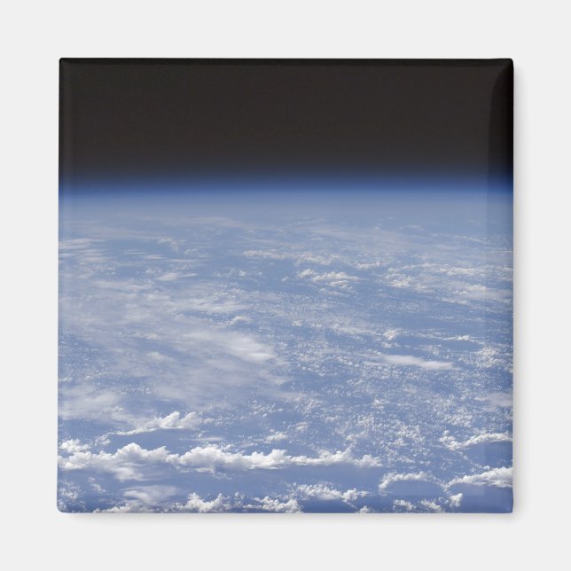 An oblique horizon view of the Earth's atmosphe Magnet (Front)