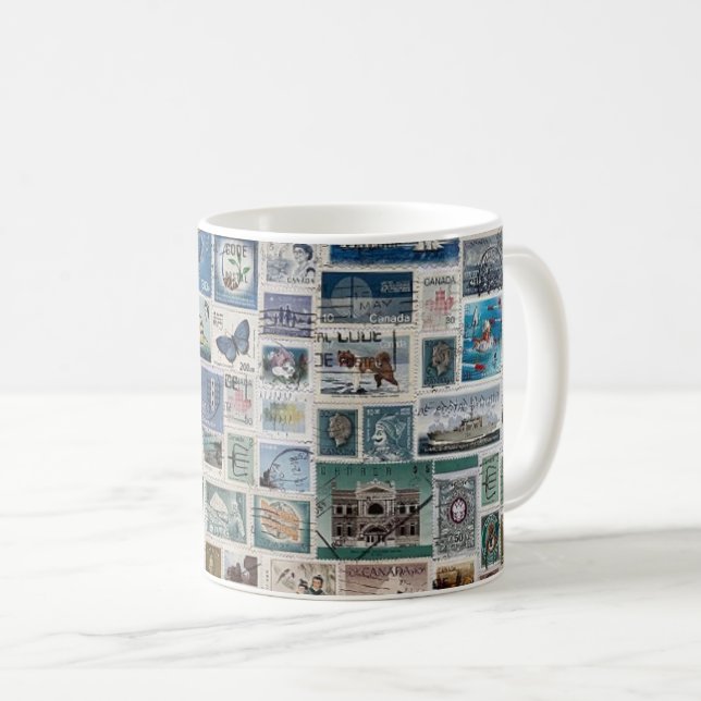 An Ocean of Stamps -  Coffee Mug (Front Right)