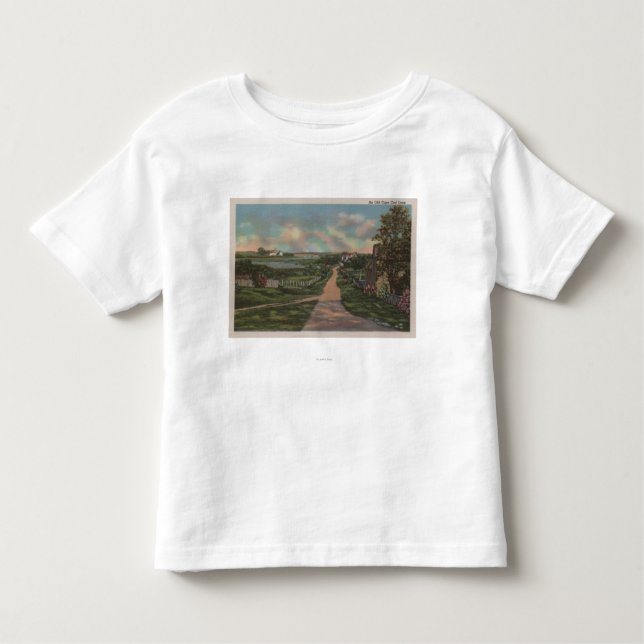 An Old Cape Cod Lane View Toddler T-shirt (Front)