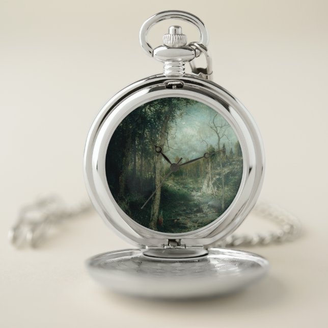 An Old Clearing (1881) - Pocket Watch (Inside)