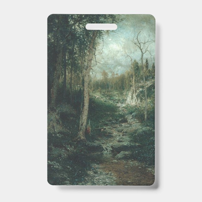 An Old Clearing Painting (1881) - Badge (Front)