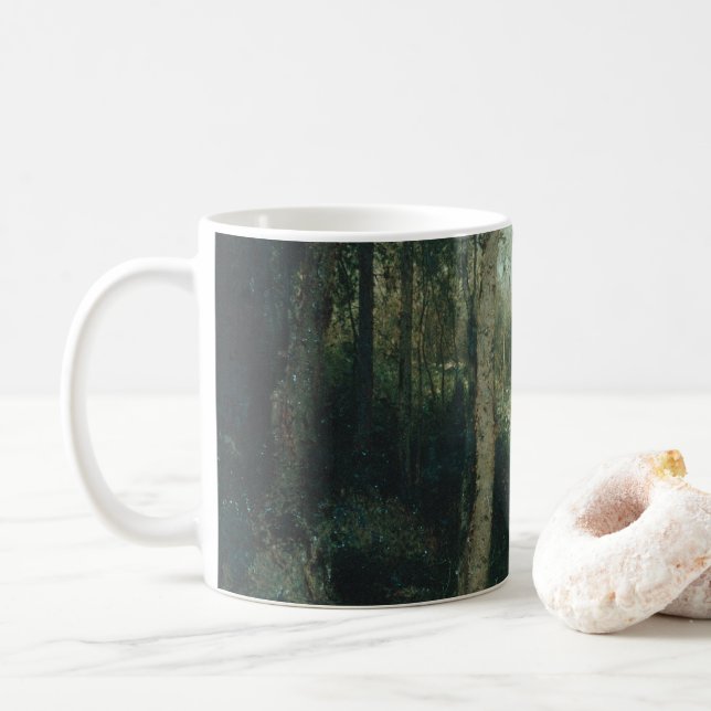 An Old Clearing Painting (1881) - Coffee Mug (With Donut)