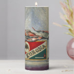 An Old Flame Pillar Candle