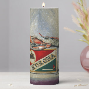 An Old Flame Pillar Candle