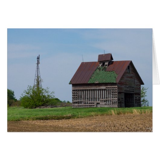 An Old Illinois Barn Cards (Front Horizontal)