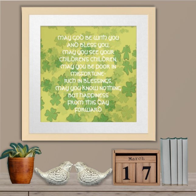 AN OLD IRISH WEDDING Blessing - Poster (Creator Uploaded)