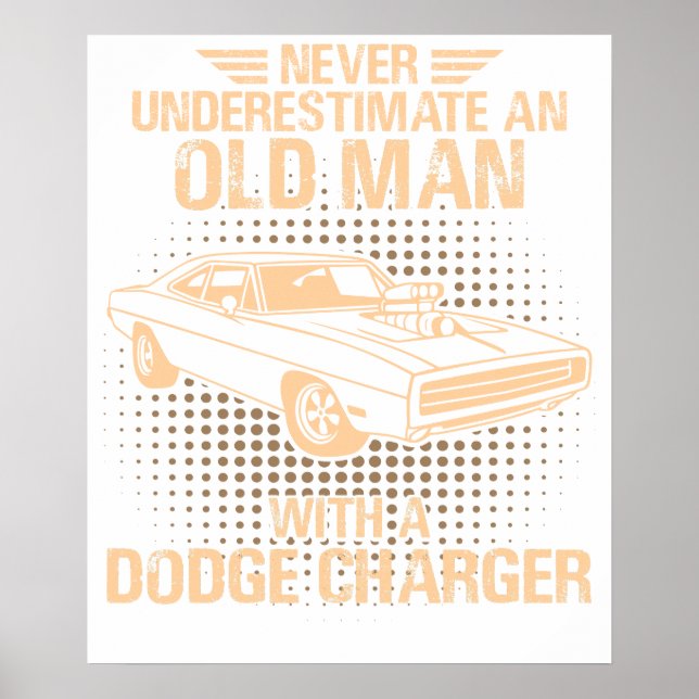 An Old Man Dodge Charger 1970 Poster (Front)