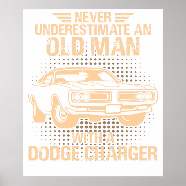 An Old Man Dodge Charger 1971 Poster (Front)