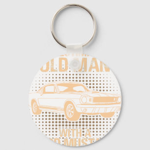 An Old Man Ford Mustang 1965 Shelby Gt350 Keychain