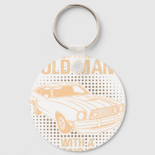 An Old Man Ford Mustang 1977 Cobra Keychain