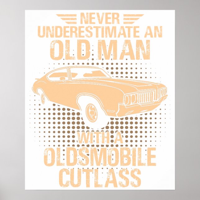An Old Man Oldsmobile Cutlass 1970 Poster (Front)