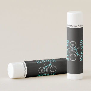 An Old Man On A Bicycle Lip Balm