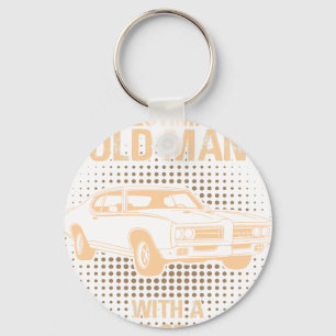 An Old Man Pontiac Gto Judge 1969 Keychain
