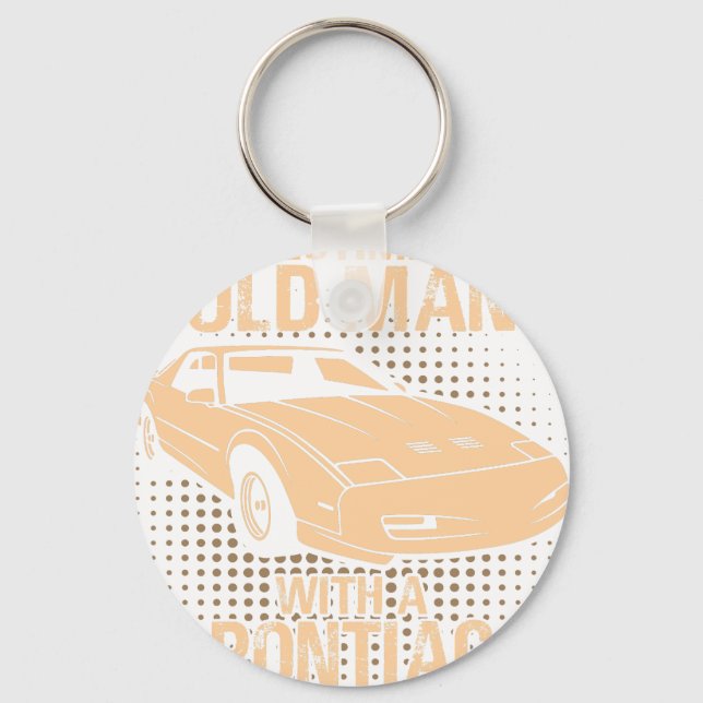 An Old Man Pontiac Trans Am 1991 Gta Keychain (Front)