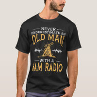 An Old Man With A Ham Radio