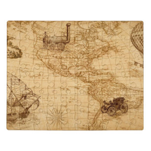 An old map of America Jigsaw Puzzle