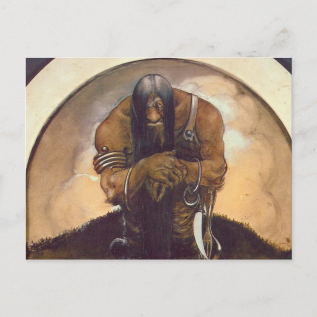 An Old Mountain Troll Postcard (Front)